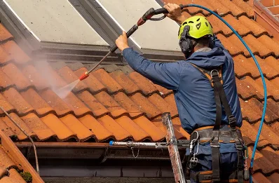 Démoussage et hydrofuge de toiture à Monhoudou